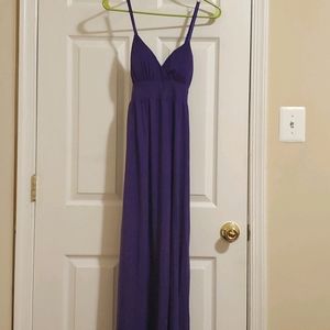 Purple maxi dress